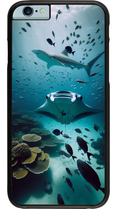 iPhone 6/6s Case Hülle - Manta Lagune Reinigung