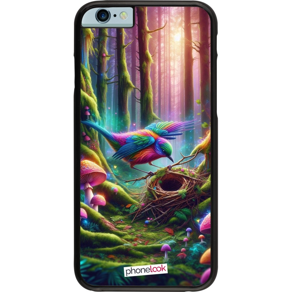 iPhone 6/6s Case Hülle - Vogel Nest Wald