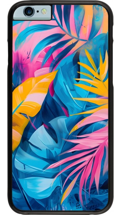 iPhone 6/6s Case Hülle - Palms Blue