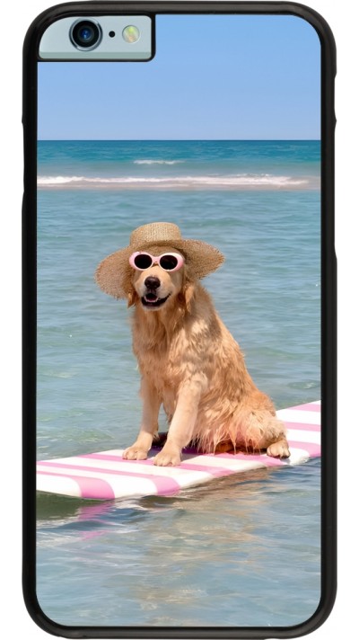 iPhone 6/6s Case Hülle - Summer Dog on Paddle