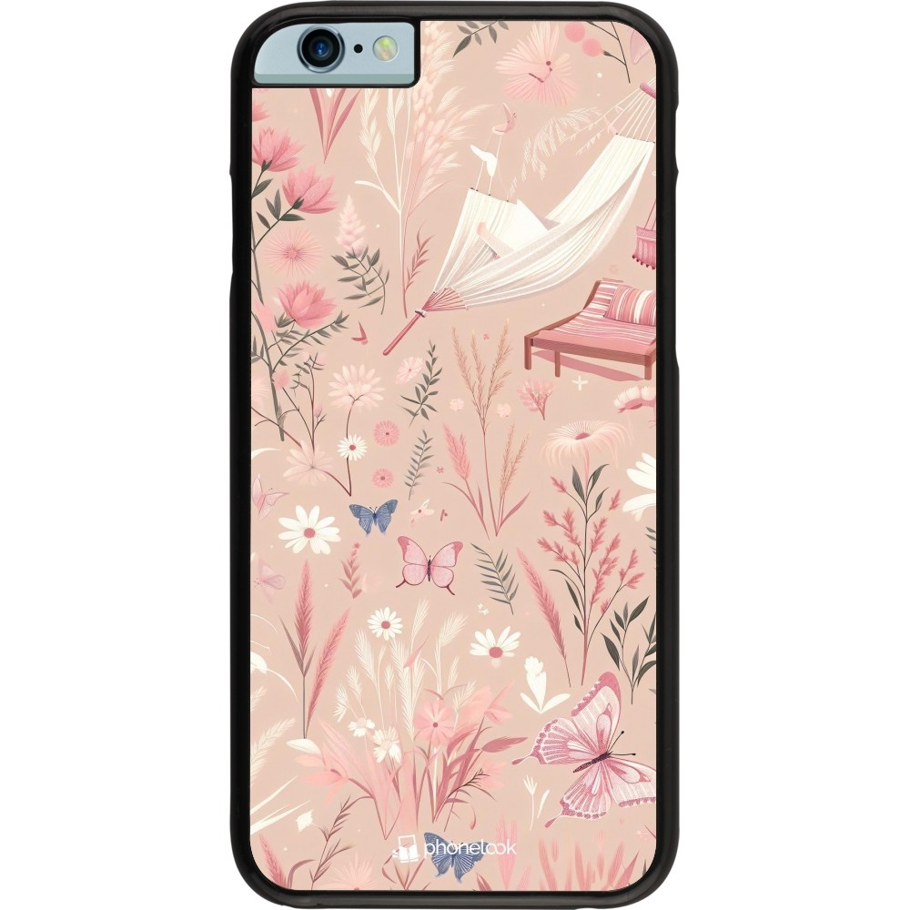 iPhone 6/6s Case Hülle - Sommer Pastellmuster