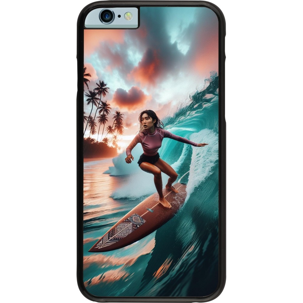 iPhone 6/6s Case Hülle - Surferin aus Bali