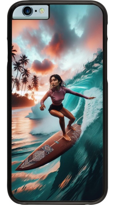 iPhone 6/6s Case Hülle - Surferin aus Bali