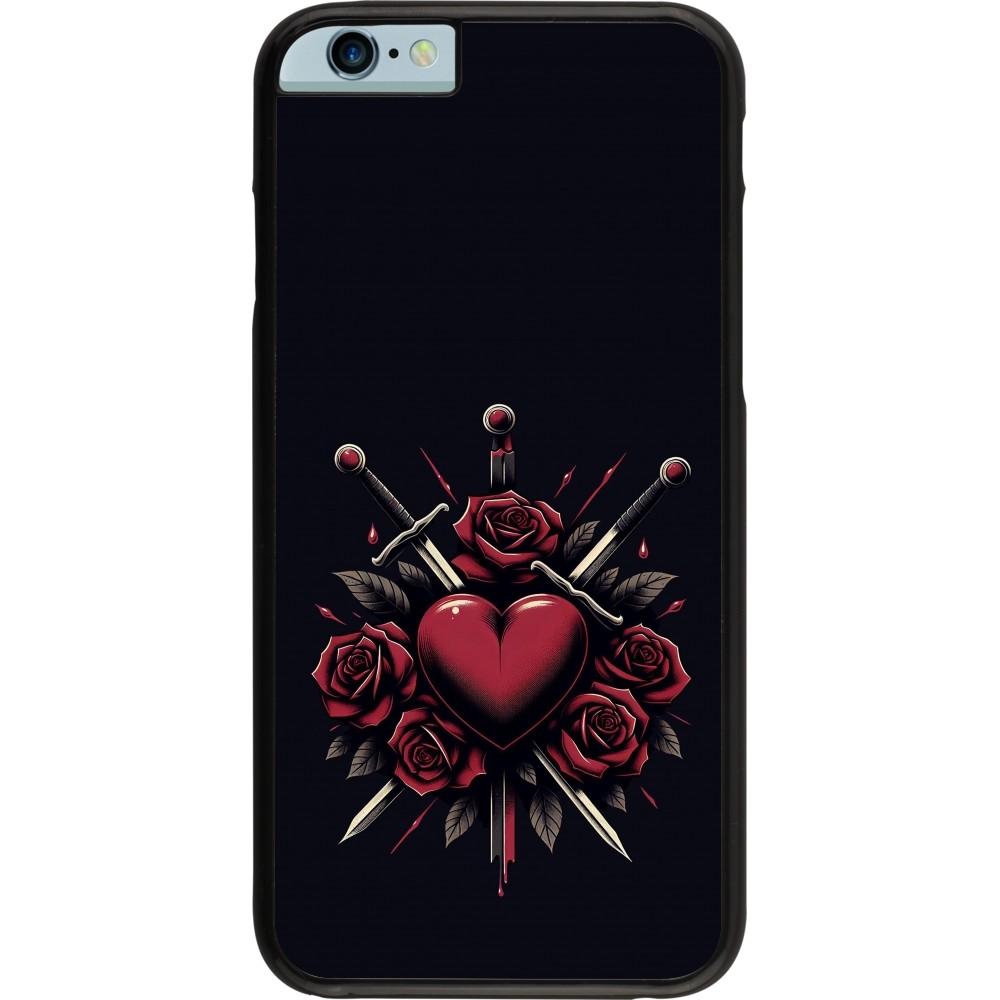 iPhone 6/6s Case Hülle - Valentine 2024 gothic love