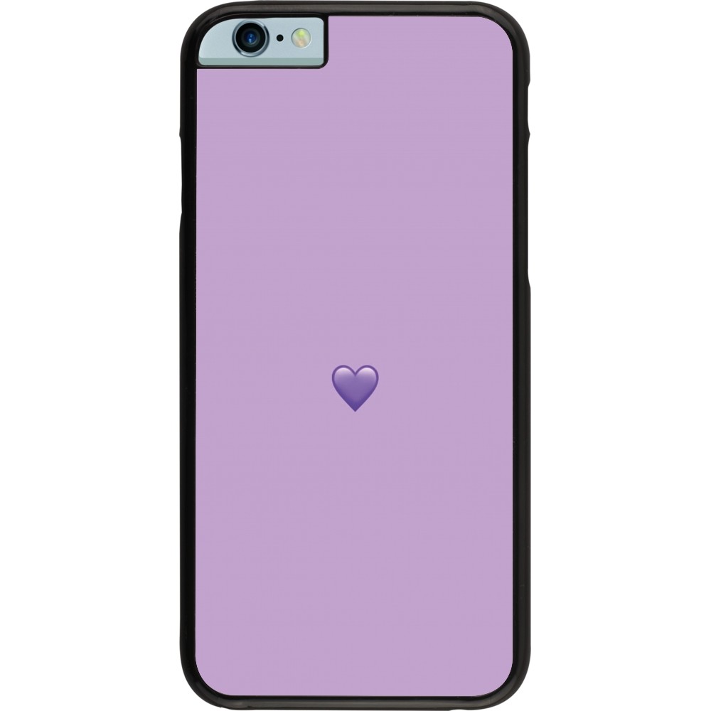 iPhone 6/6s Case Hülle - Valentine 2023 purpule single heart