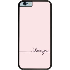 iPhone 6/6s Case Hülle - Valentine 2023 i love you writing