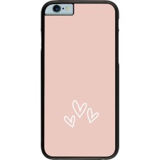 iPhone 6/6s Case Hülle - Valentine 2023 three minimalist hearts