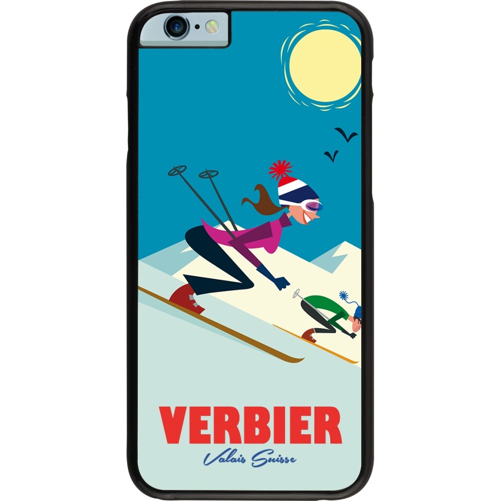 iPhone 6/6s Case Hülle - Verbier Ski Downhill