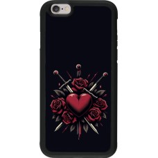 iPhone 6/6s Case Hülle - Silikon schwarz Valentine 2024 gothic love