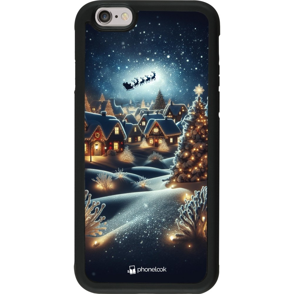 iPhone 6/6s Case Hülle - Silikon schwarz Weihnachten 2023 Weihnachten steht vor der Tür