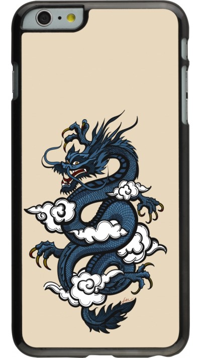 iPhone 6 Plus / 6s Plus Case Hülle - Blue Dragon Tattoo