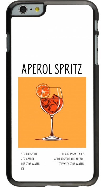 iPhone 6 Plus / 6s Plus Case Hülle - Cocktail Rezept Aperol Spritz