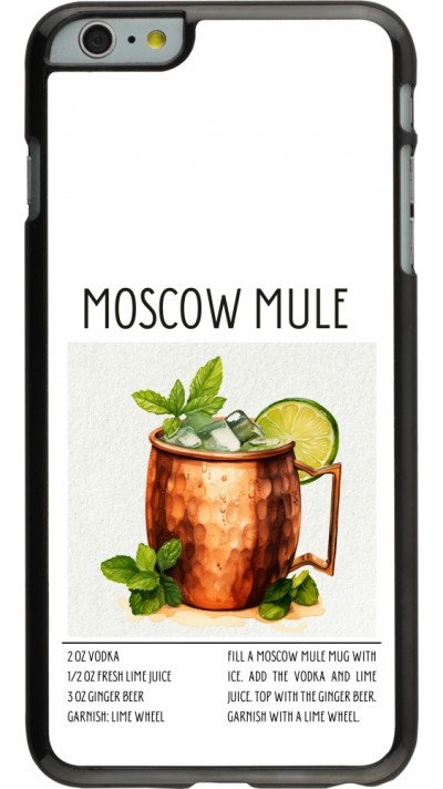 iPhone 6 Plus / 6s Plus Case Hülle - Cocktail Rezept Moscow Mule