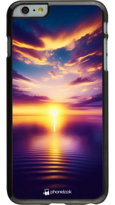 iPhone 6 Plus / 6s Plus Case Hülle - Sonnenuntergang gelb violett