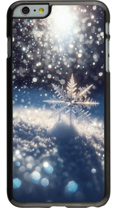 iPhone 6 Plus / 6s Plus Case Hülle - Schneeflocke Solar Glanz