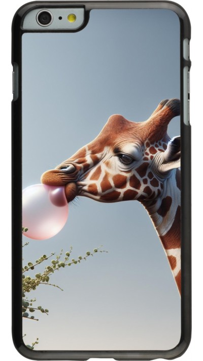 iPhone 6 Plus / 6s Plus Case Hülle - Giraffe mit Blase