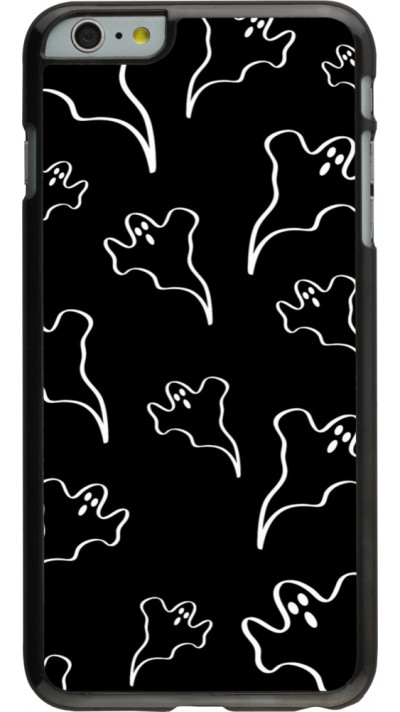 iPhone 6 Plus / 6s Plus Case Hülle - Halloween 2024 black and white ghosts