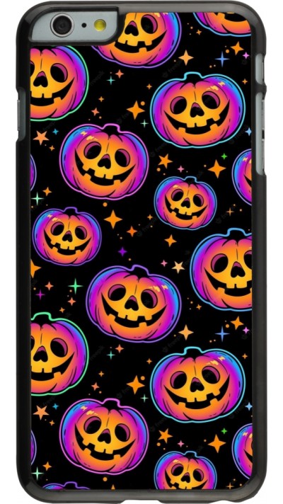 iPhone 6 Plus / 6s Plus Case Hülle - Halloween 2024 rainbow pumpkins