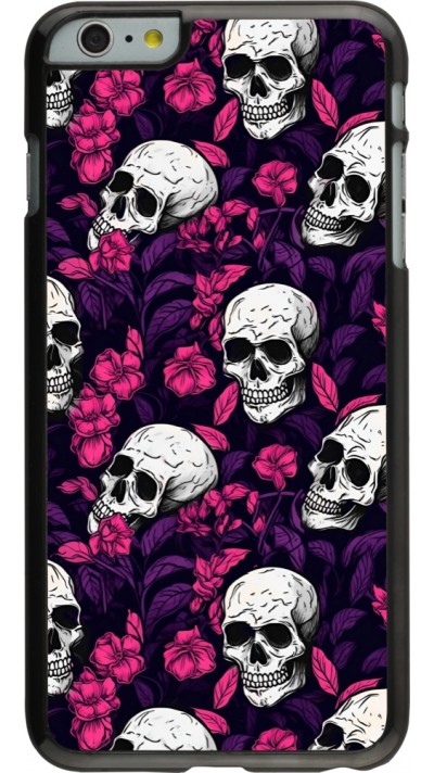 iPhone 6 Plus / 6s Plus Case Hülle - Halloween 2024 romantic skulls