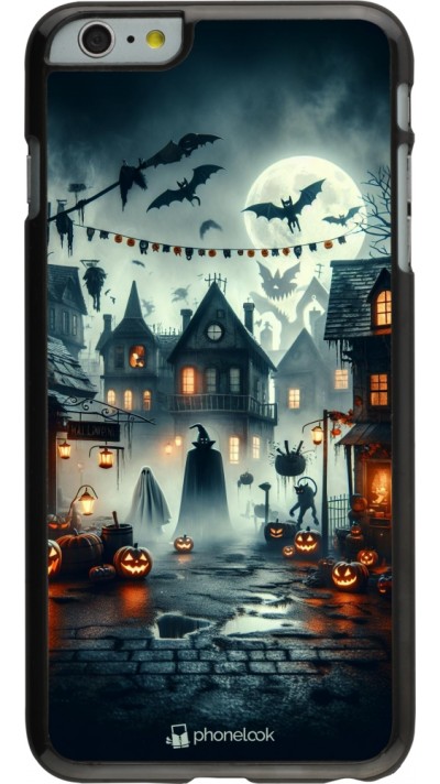 iPhone 6 Plus / 6s Plus Case Hülle - Halloween Spukstadt