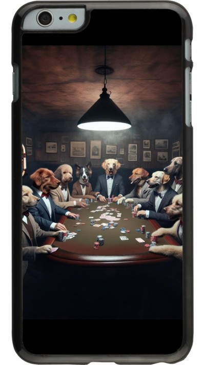 iPhone 6 Plus / 6s Plus Case Hülle - Die Pokerhunde