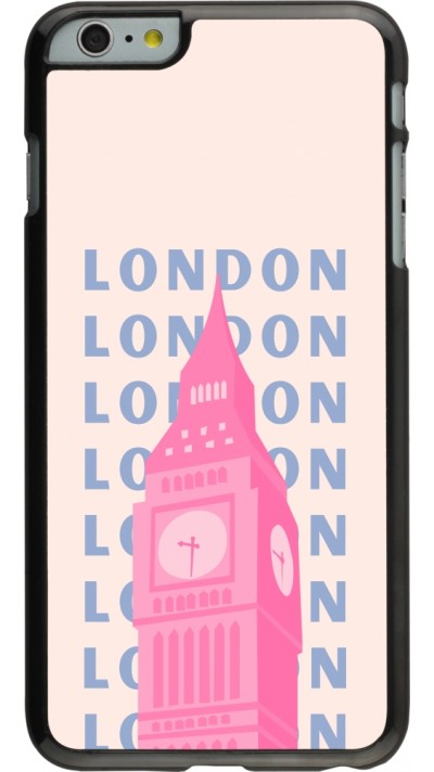 iPhone 6 Plus / 6s Plus Case Hülle - London Pink Print