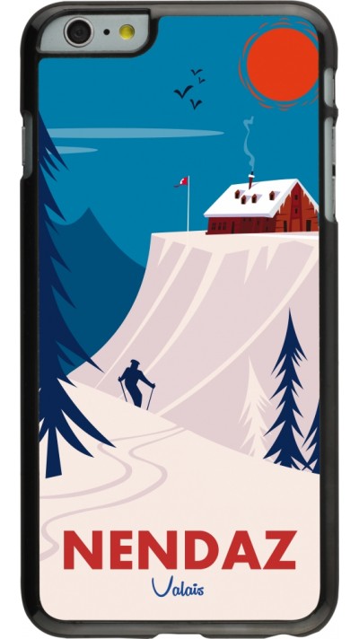 iPhone 6 Plus / 6s Plus Case Hülle - Nendaz Cabane Ski