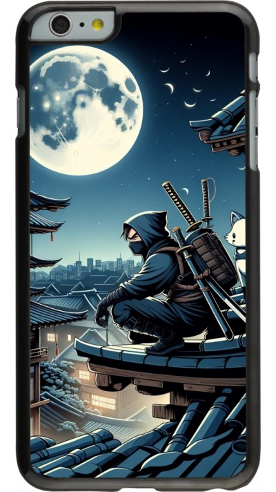 iPhone 6 Plus / 6s Plus Case Hülle - Ninja unter dem Mond