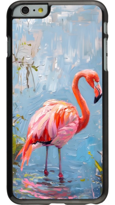 iPhone 6 Plus / 6s Plus Case Hülle - Paint Flamingo