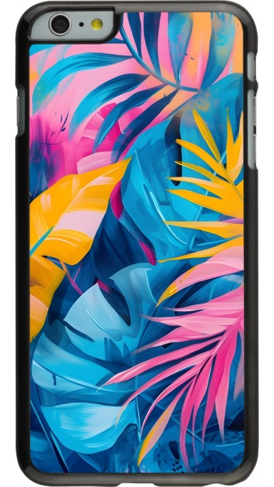 iPhone 6 Plus / 6s Plus Case Hülle - Palms Blue