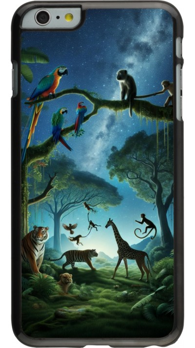 iPhone 6 Plus / 6s Plus Case Hülle - Paradies der exotischen Tiere