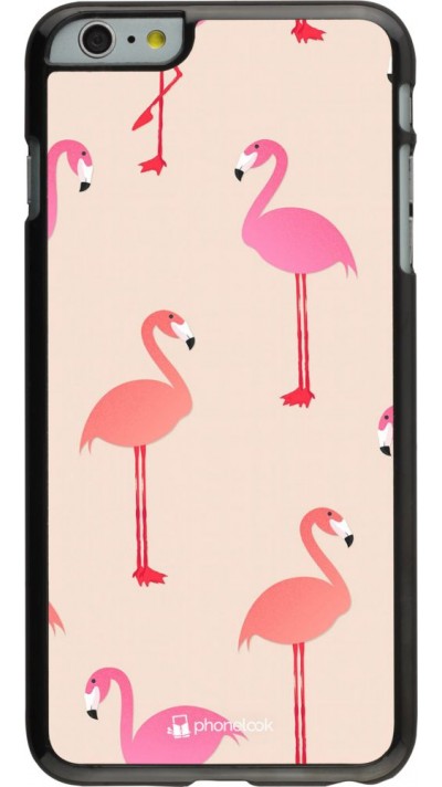 Hülle iPhone 6 Plus / 6s Plus - Pink Flamingos Pattern