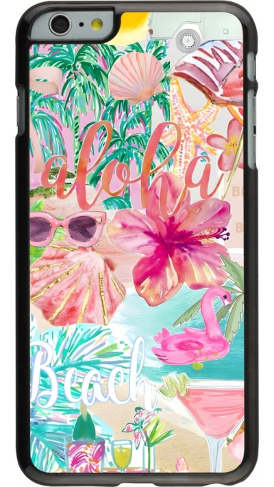 iPhone 6 Plus / 6s Plus Case Hülle - Preppy Collage Aloha