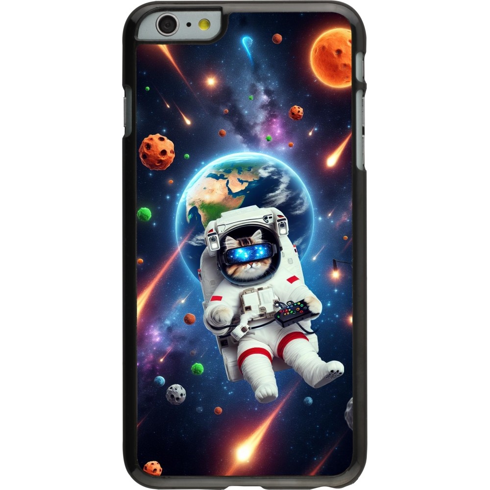 iPhone 6 Plus / 6s Plus Case Hülle - VR SpaceCat Odyssee