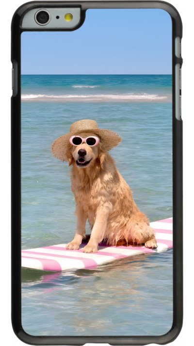 iPhone 6 Plus / 6s Plus Case Hülle - Summer Dog on Paddle