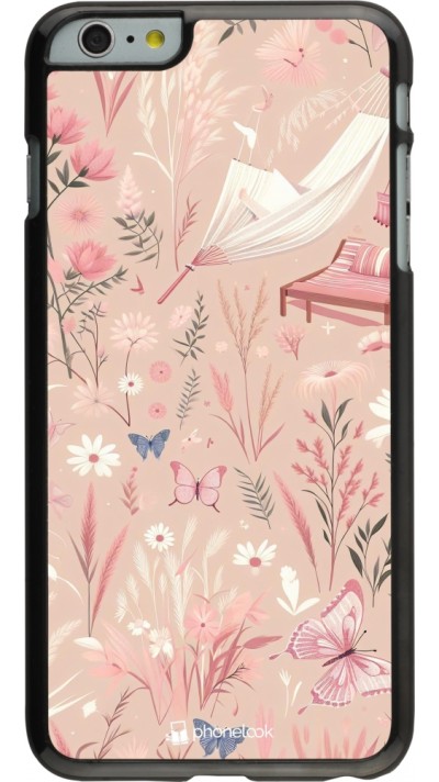 iPhone 6 Plus / 6s Plus Case Hülle - Sommer Pastellmuster