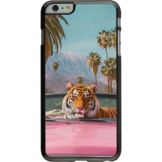 iPhone 6 Plus / 6s Plus Case Hülle - Tiger Auto rosa