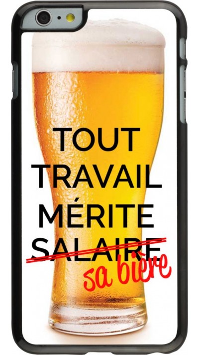 Hülle iPhone 6 Plus / 6s Plus - Tout travail mérite sa bière