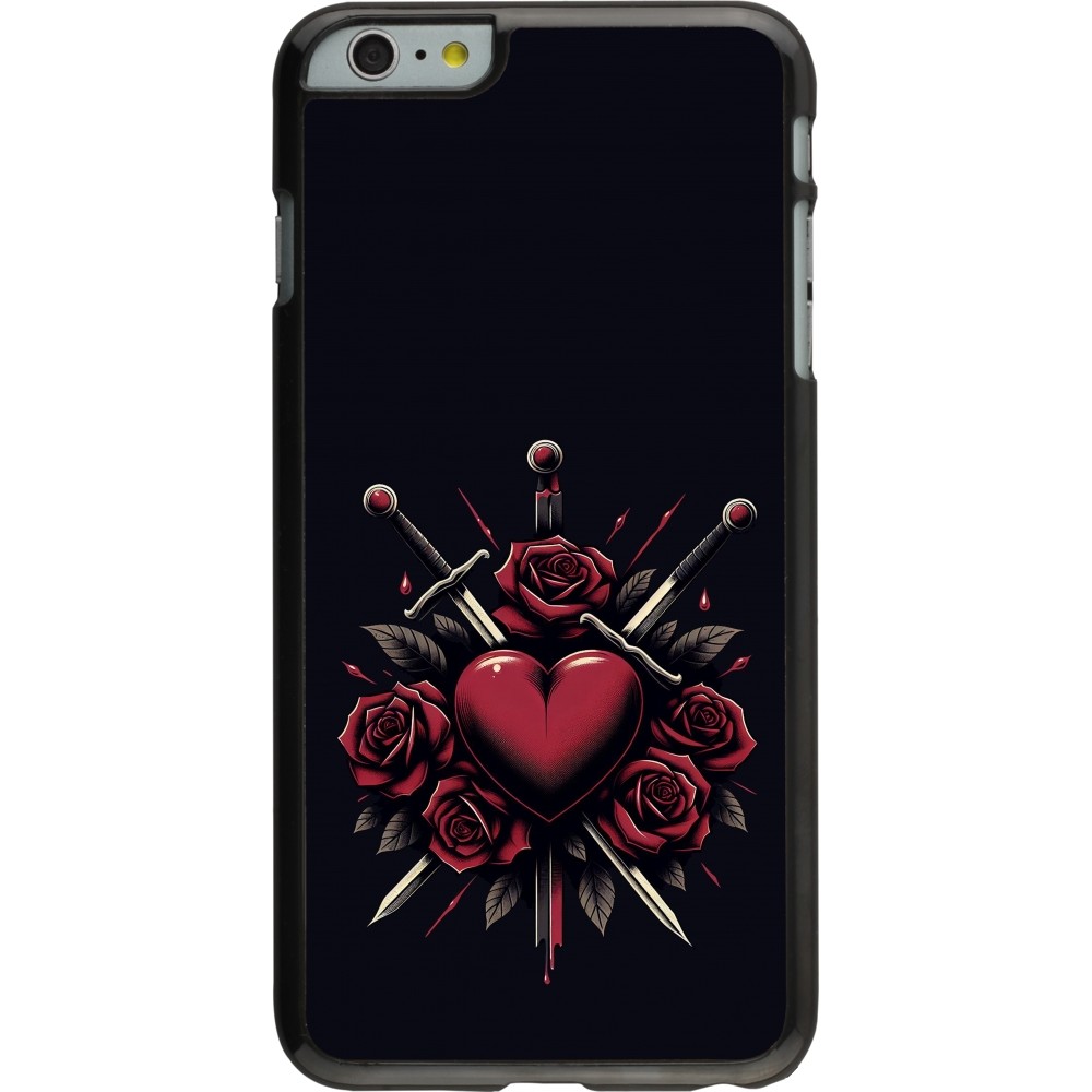 iPhone 6 Plus / 6s Plus Case Hülle - Valentine 2024 gothic love