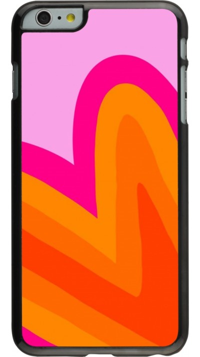 iPhone 6 Plus / 6s Plus Case Hülle - Valentine 2024 heart gradient