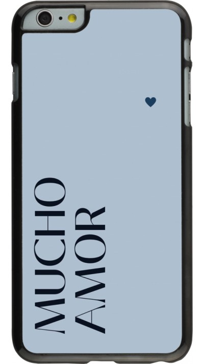 iPhone 6 Plus / 6s Plus Case Hülle - Valentine 2024 mucho amor azul