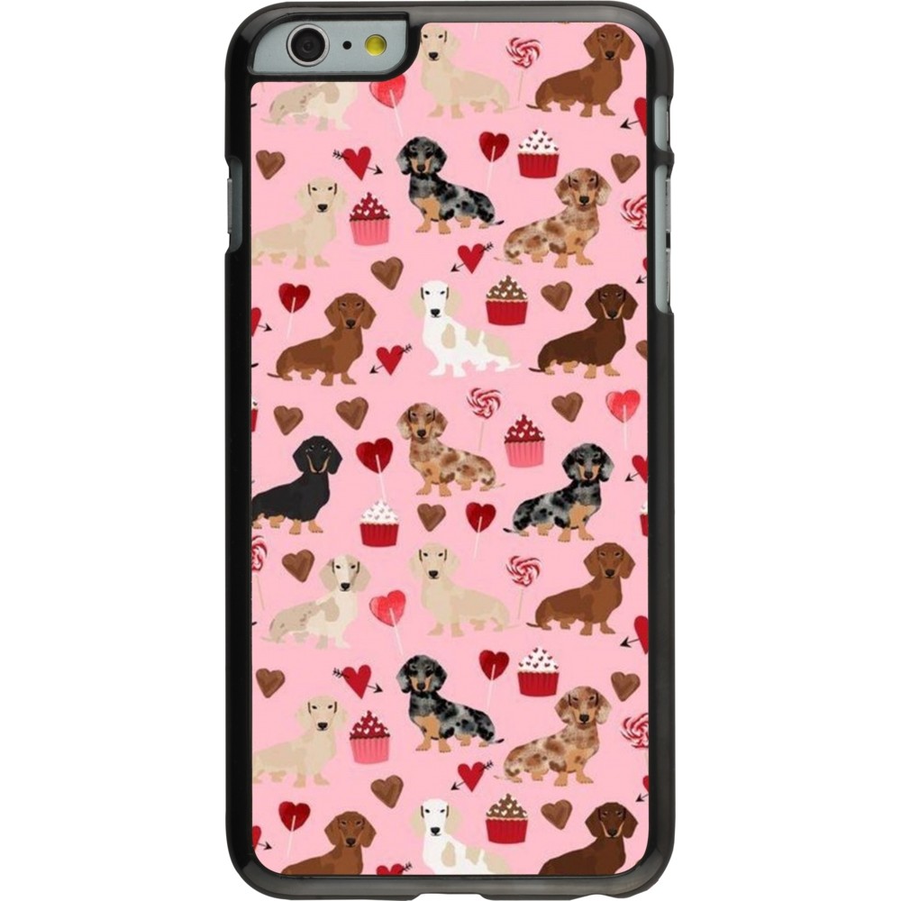 iPhone 6 Plus / 6s Plus Case Hülle - Valentine 2024 puppy love