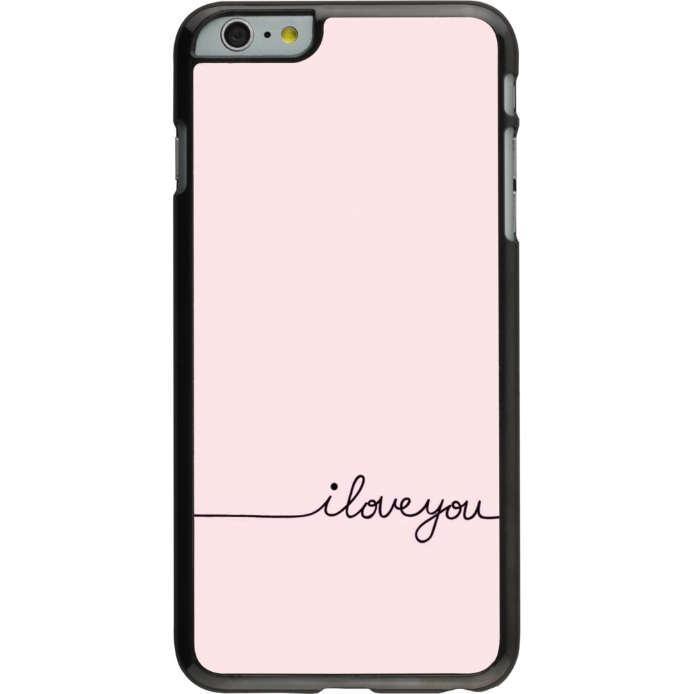 iPhone 6 Plus / 6s Plus Case Hülle - Valentine 2023 i love you writing