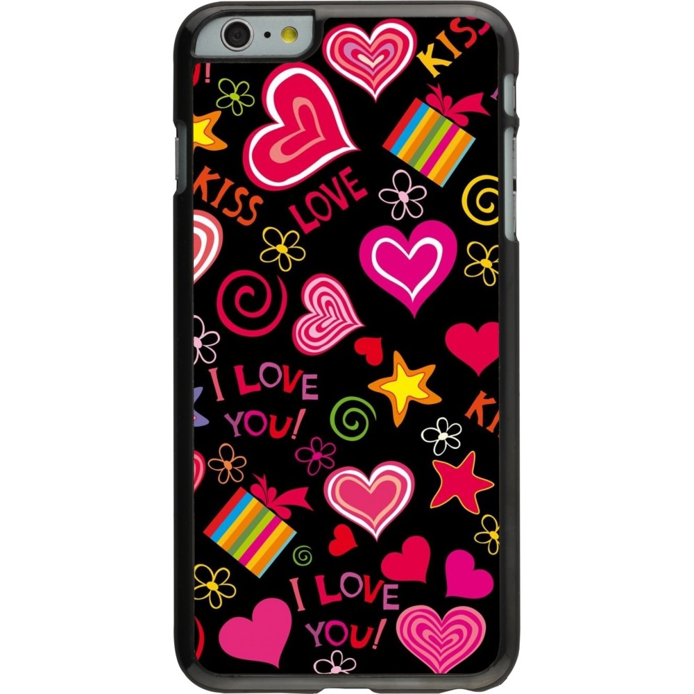 iPhone 6 Plus / 6s Plus Case Hülle - Valentine 2023 love symbols