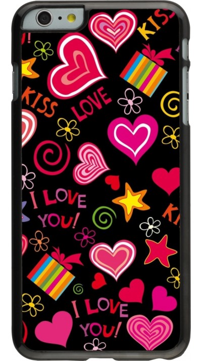 iPhone 6 Plus / 6s Plus Case Hülle - Valentine 2023 love symbols