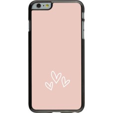 iPhone 6 Plus / 6s Plus Case Hülle - Valentine 2023 three minimalist hearts