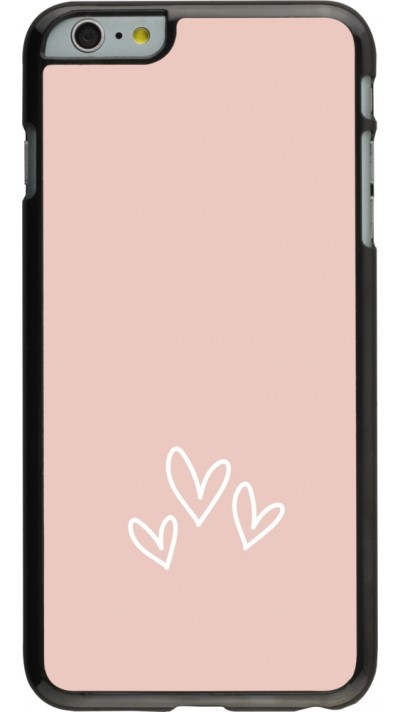 iPhone 6 Plus / 6s Plus Case Hülle - Valentine 2023 three minimalist hearts