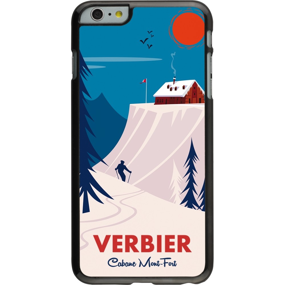 iPhone 6 Plus / 6s Plus Case Hülle - Verbier Cabane Mont-Fort