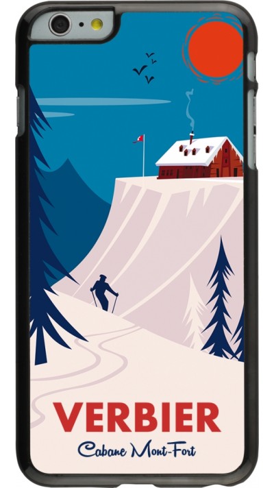 iPhone 6 Plus / 6s Plus Case Hülle - Verbier Cabane Mont-Fort