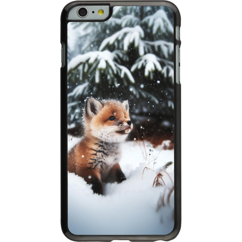 iPhone 6 Plus / 6s Plus Case Hülle - Weihnachten 2023 Fuechslein Tanne